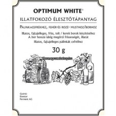 Optimum White 30 G - Illatfokozó Élesztő Tápanyag Pálinkacefrékhez, Borhoz, Fehér És Rozé Musthoz 