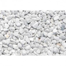 Márvány kavics Carrara fehér 16-25 mm 25 kg